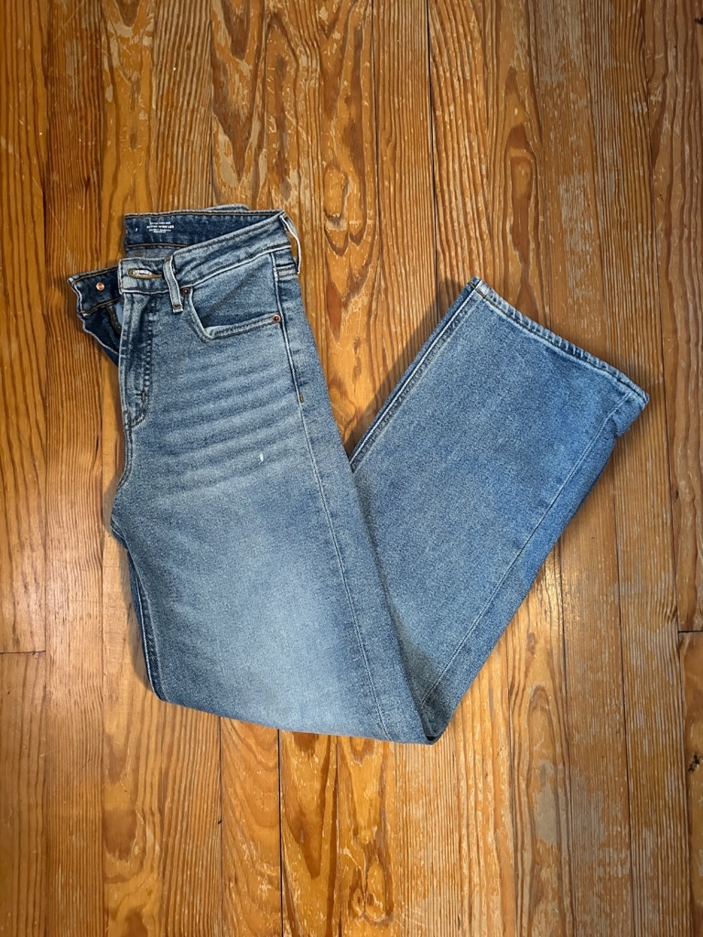 Old Navy Women's Light Blue Wide Leg Jeans